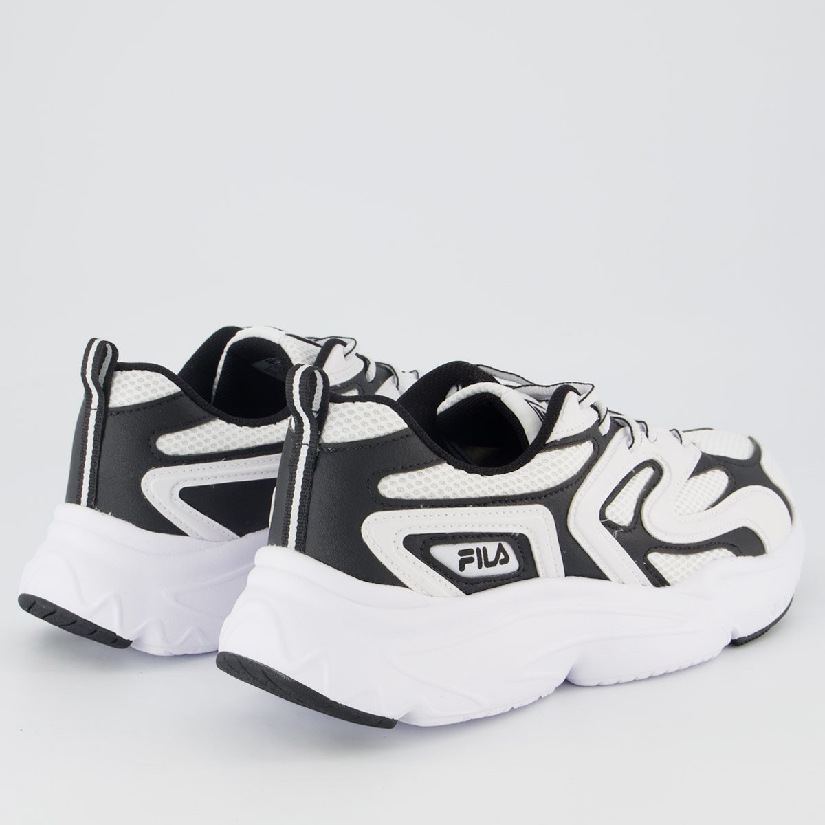 Tenis Fila Buzzard Bold Branco e Preto Branco/Preto 3