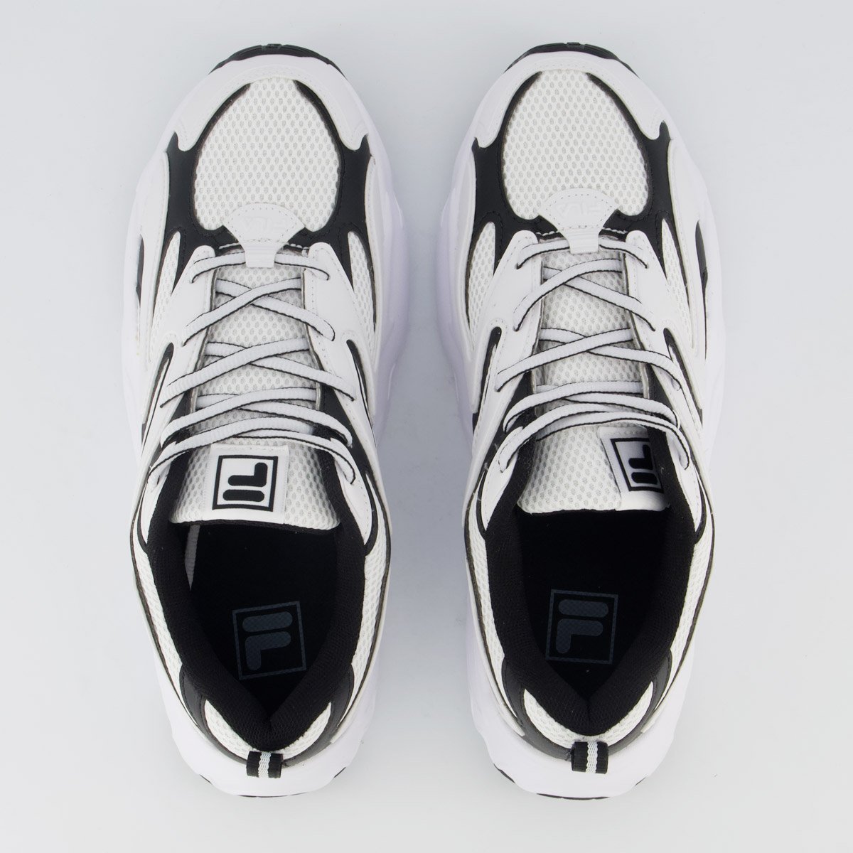 Tenis Fila Buzzard Bold Branco e Preto Branco/Preto 4