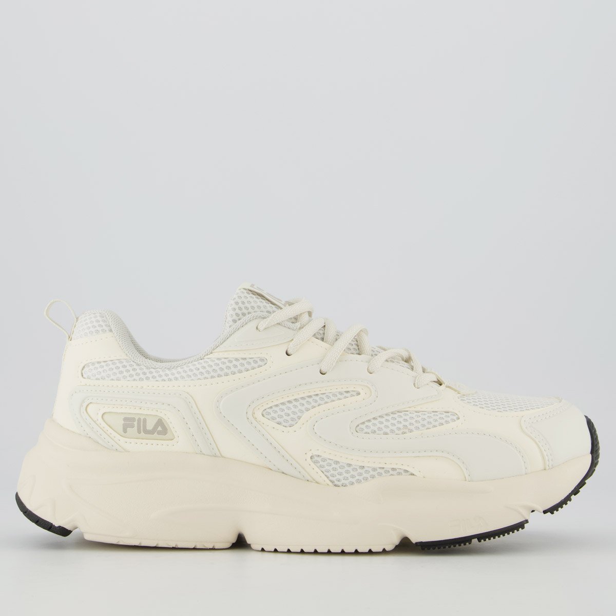 Tenis Fila Buzzard Bold Branco e Bege