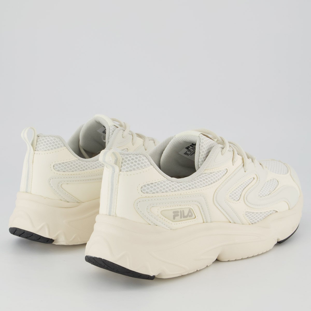 Tenis Fila Buzzard Bold Branco e Bege Branco/Bege 3
