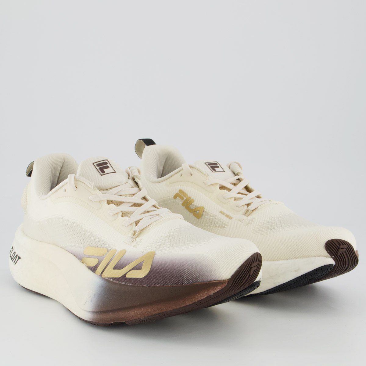 Tenis Fila Float Maxxi 2 Pro Feminino Branco e Marrom Branco/Marrom 2