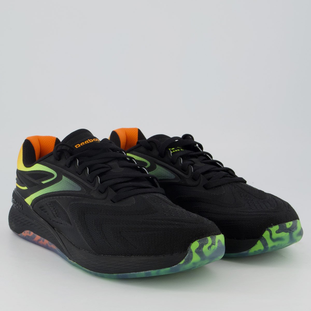 Tênis Reebok Nano X5 Edge Preto e Verde Preto/Verde 2