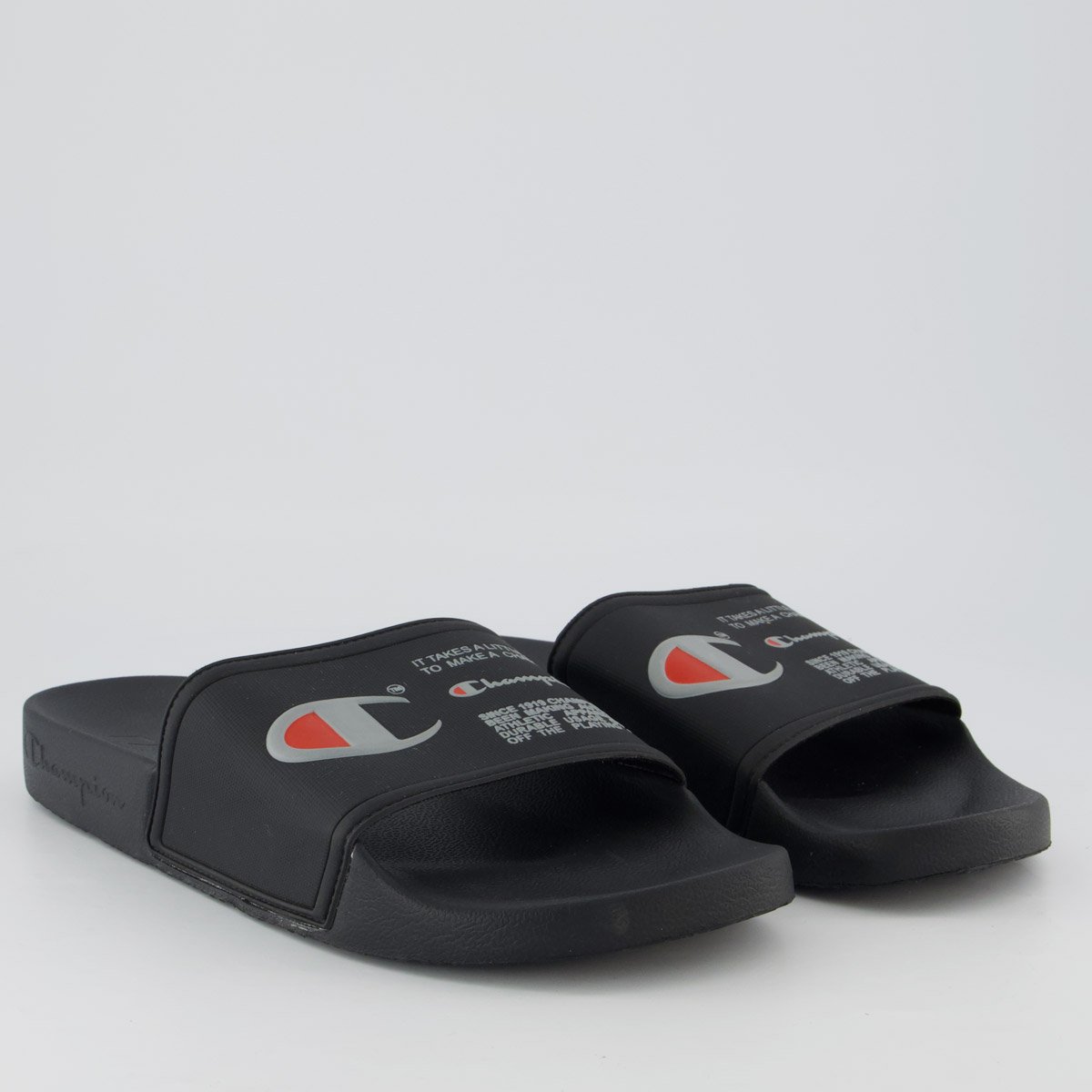 Chinelo Champion Nuvem Ipo Squish Preto Preto 3