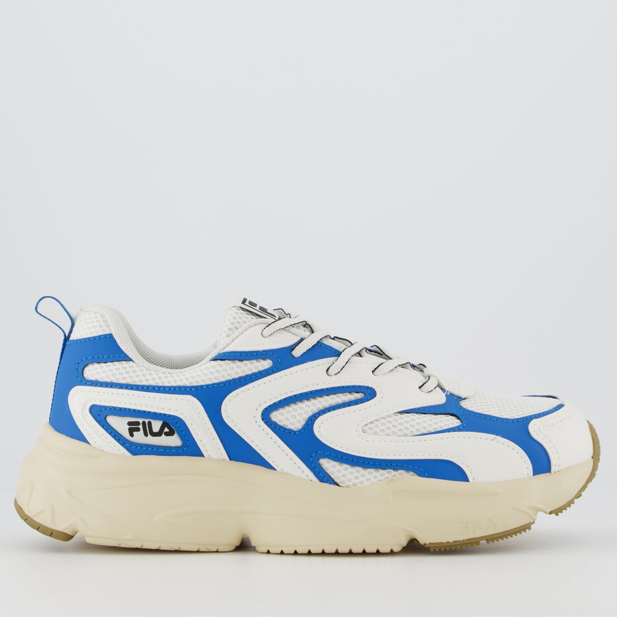 Tenis Fila Buzzard Bold Branco e Azul