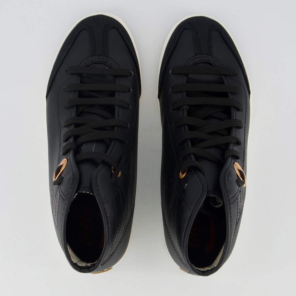 Tênis Coca Cola Montreal Town Feminino Preto e Dourado Preto/Dourado 4