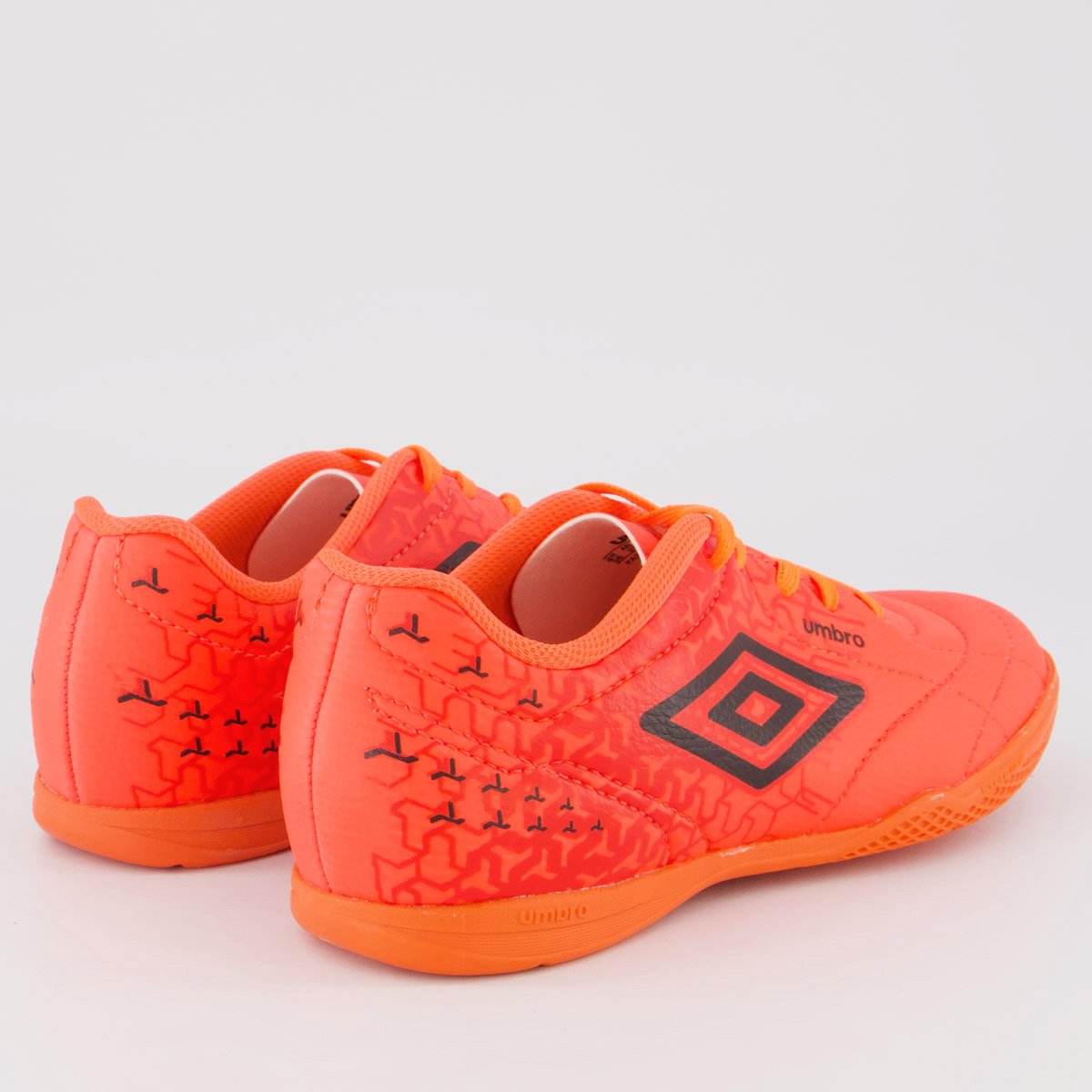Chuteira Umbro Class Neo Futsal Juvenil Laranja Laranja 3