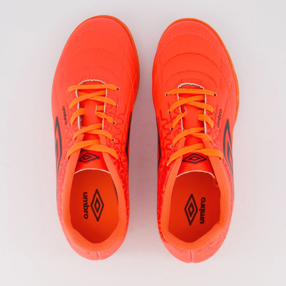 Chuteira Umbro Class Neo Futsal Juvenil Laranja Laranja 4
