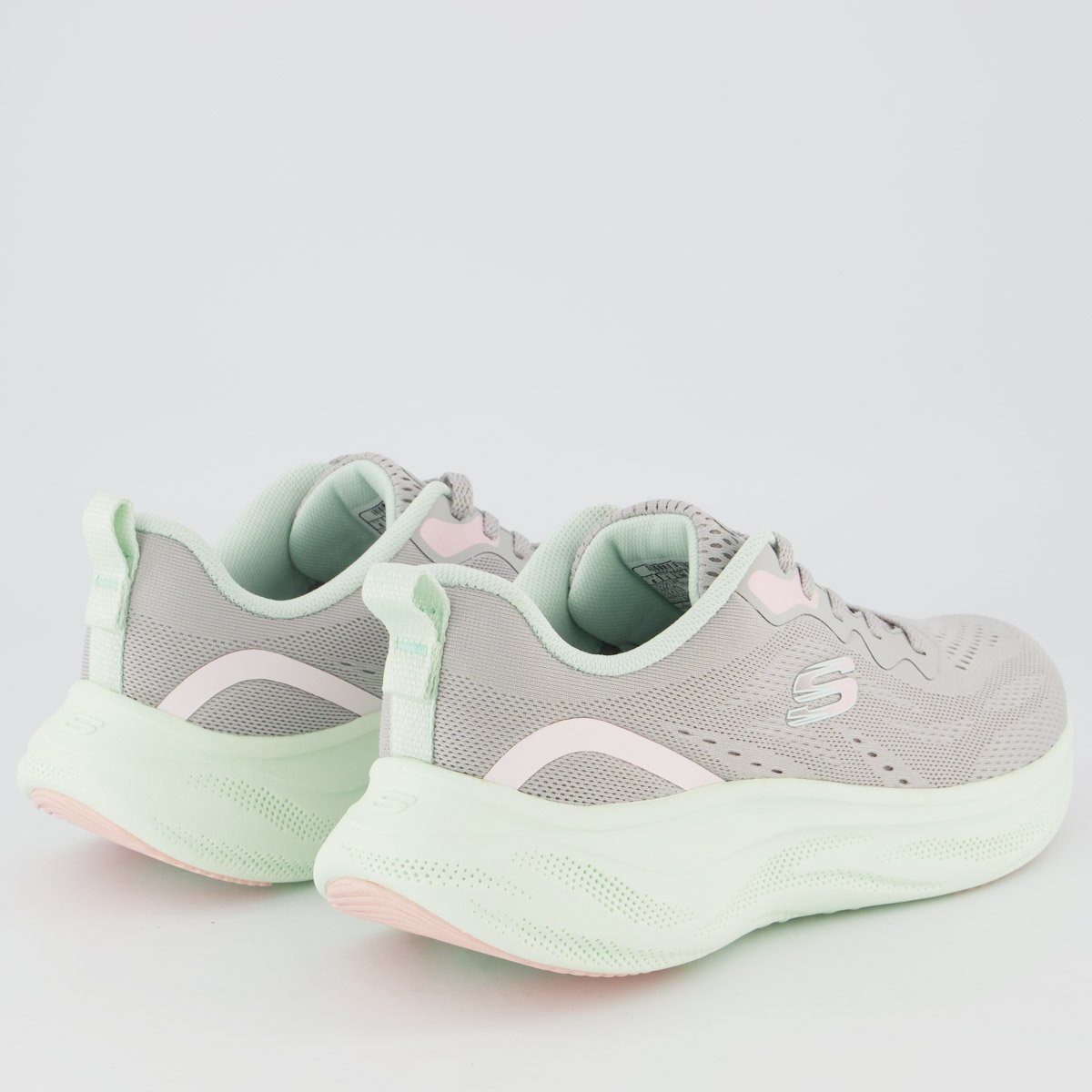 Tênis Skechers Skech Cloud Feminino Cinza e Verde Cinza/Verde 3