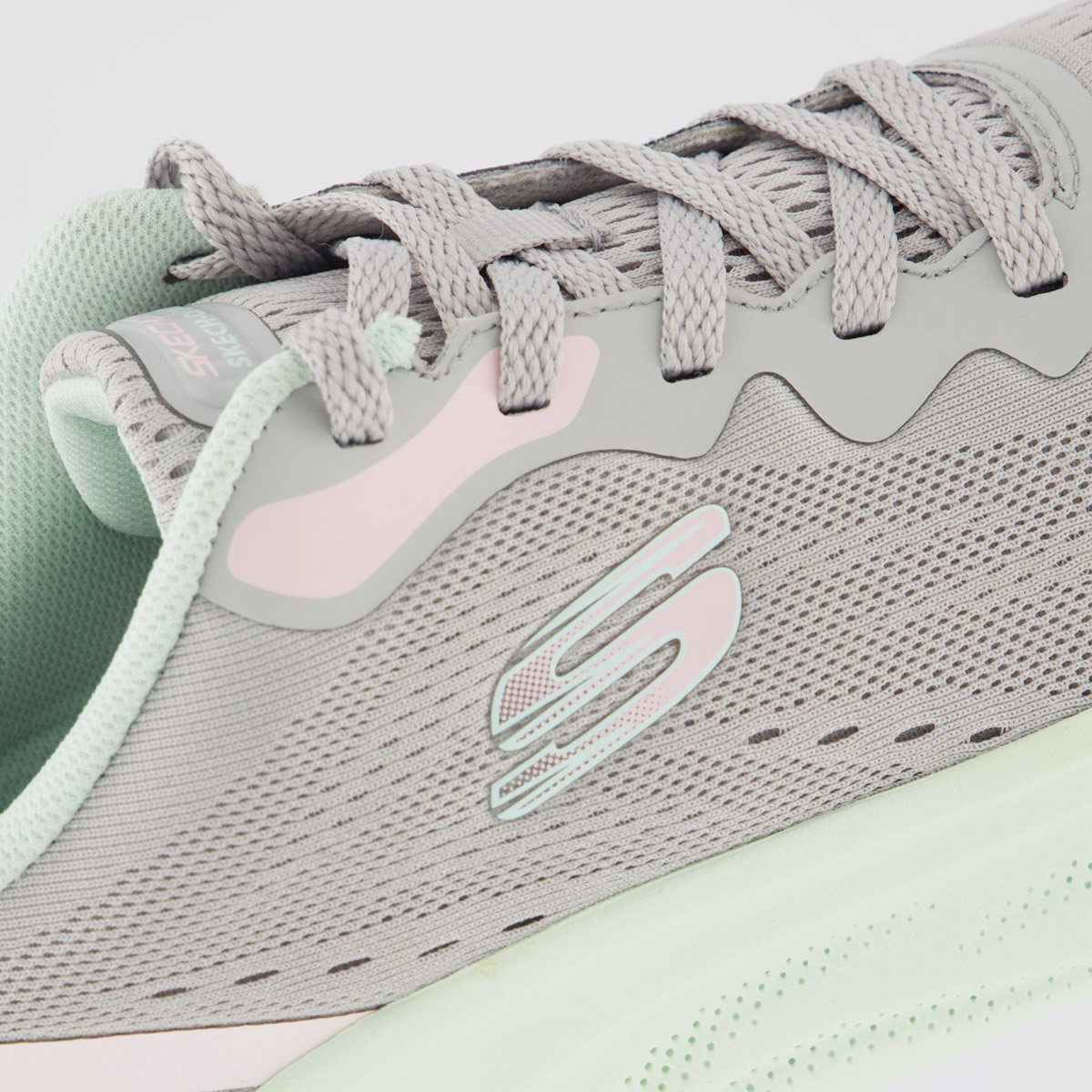 Tênis Skechers Skech Cloud Feminino Cinza e Verde Cinza/Verde 7