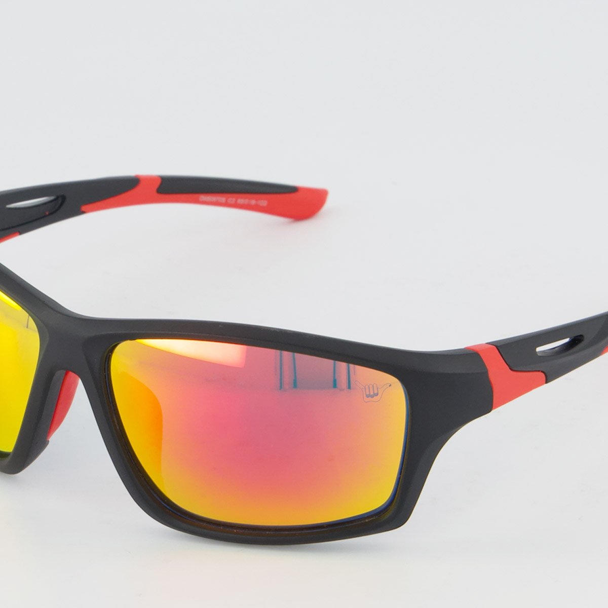 Óculos de Sol Hang Loose Sport Vermelho e Preto Vermelho 3