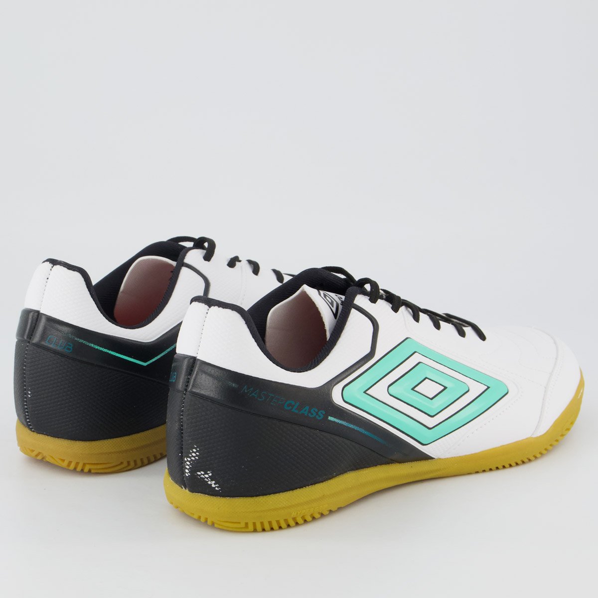 Chuteira Umbro Master Class Club Futsal Branca e Preta Branco/Preto 3