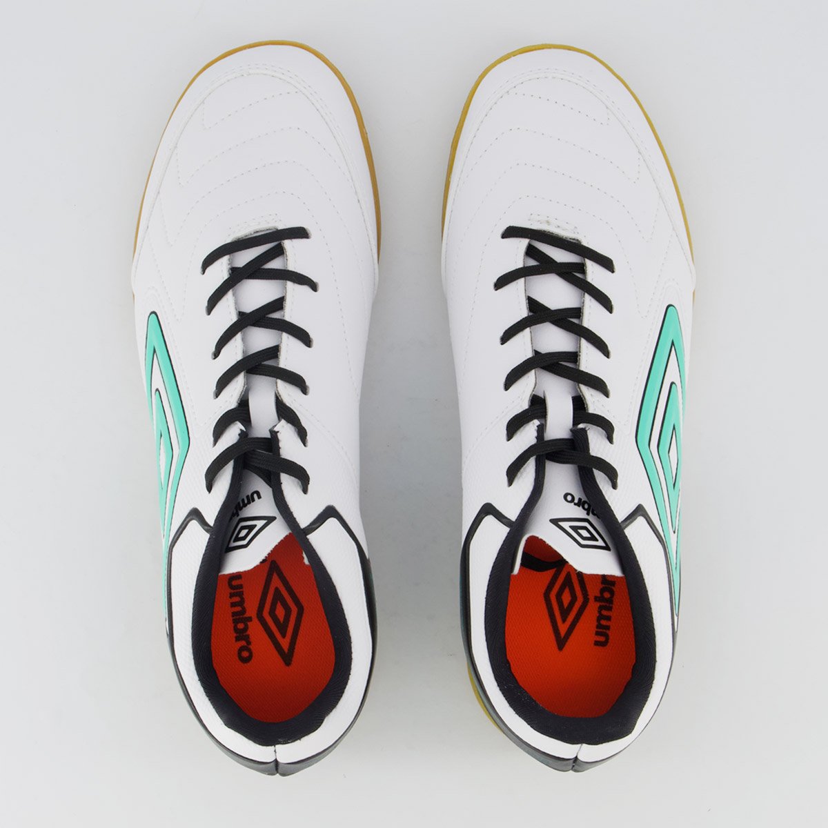 Chuteira Umbro Master Class Club Futsal Branca e Preta Branco/Preto 4