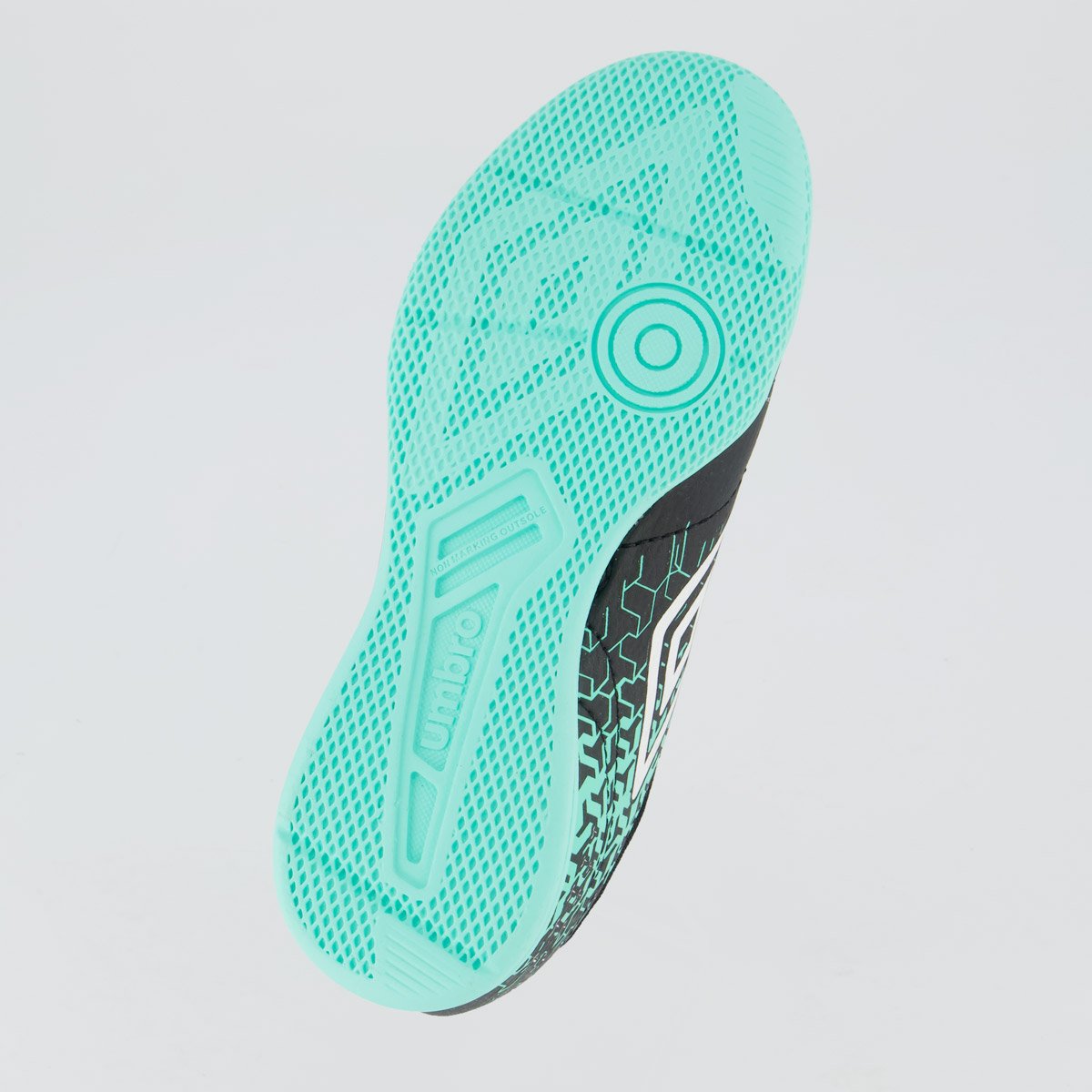 Chuteira Umbro Class Neo Futsal Juvenil Preta e Verde Preto/Verde 5