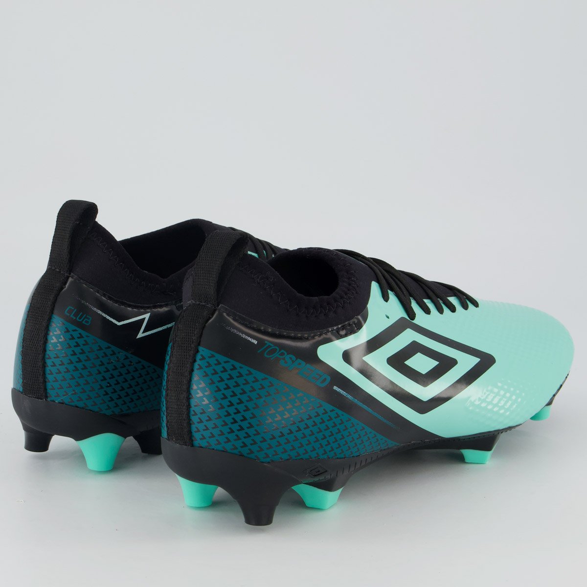 Chuteira Umbro Top Speed Club Campo Verde e Preta Verde/Preto 3