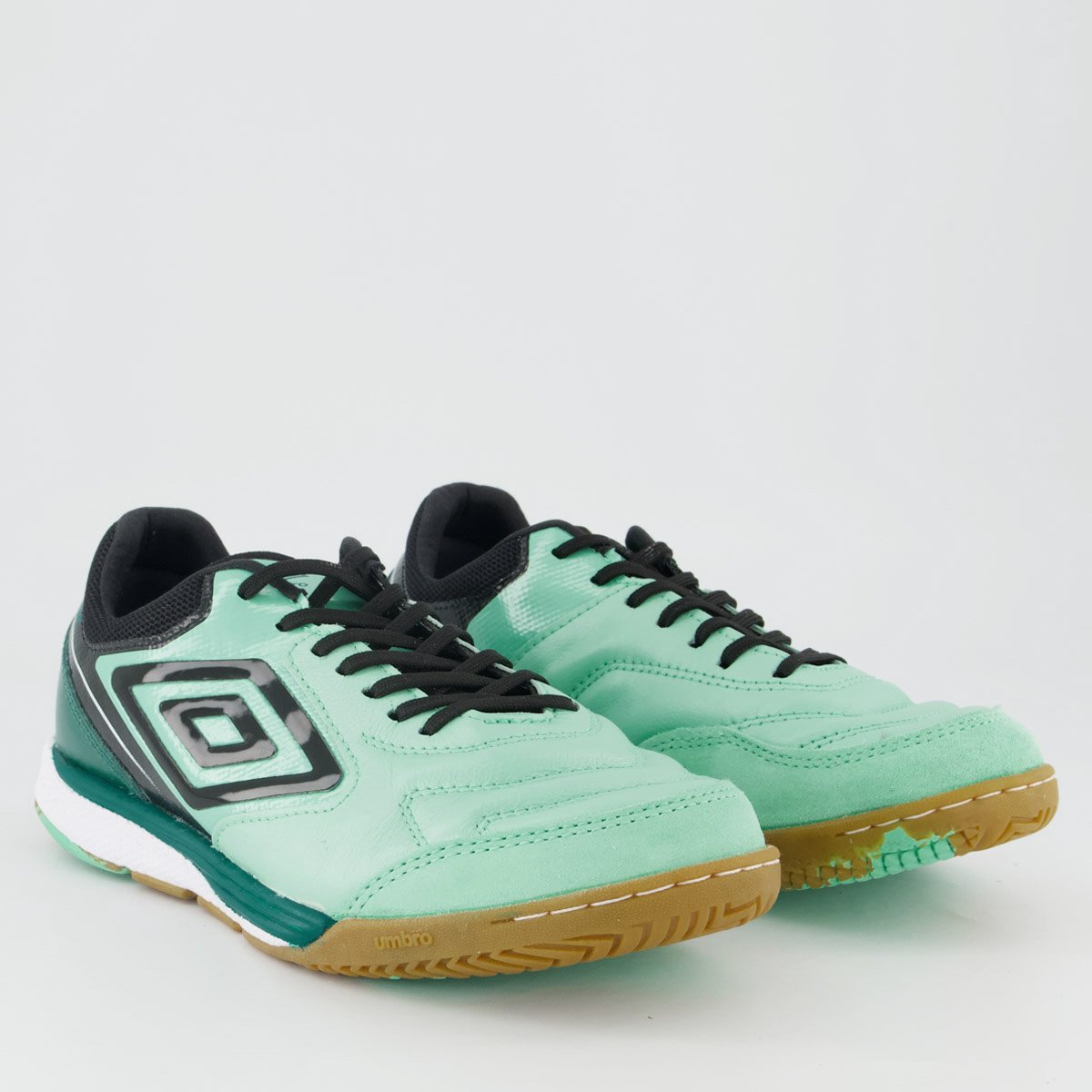 Chuteira Umbro Adamant Master Class Pro Bump Futsal Verde e Preta Verde/Preto 2