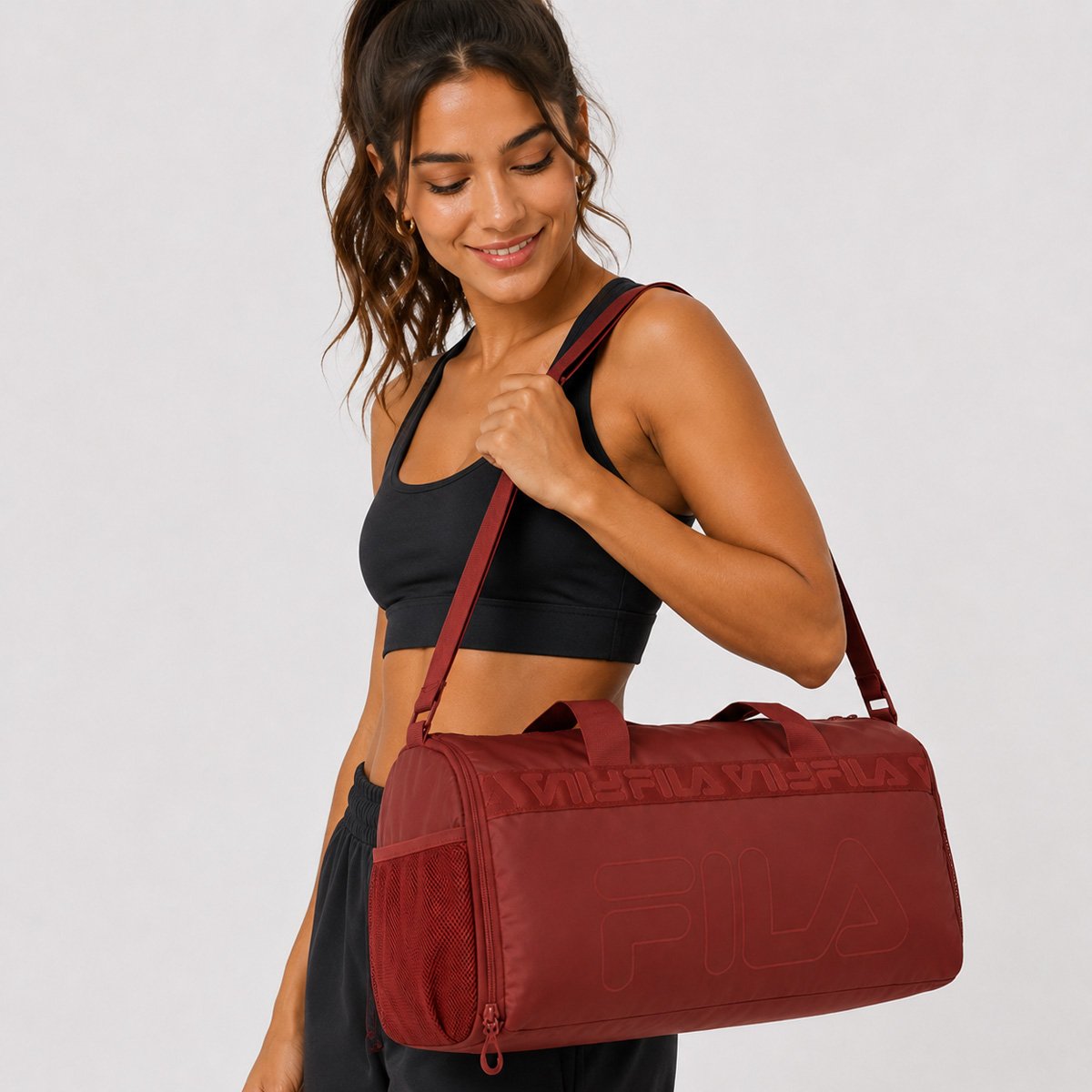 Bolsa Unisex Fila Sport Life Outline Vermelha Vermelho 4