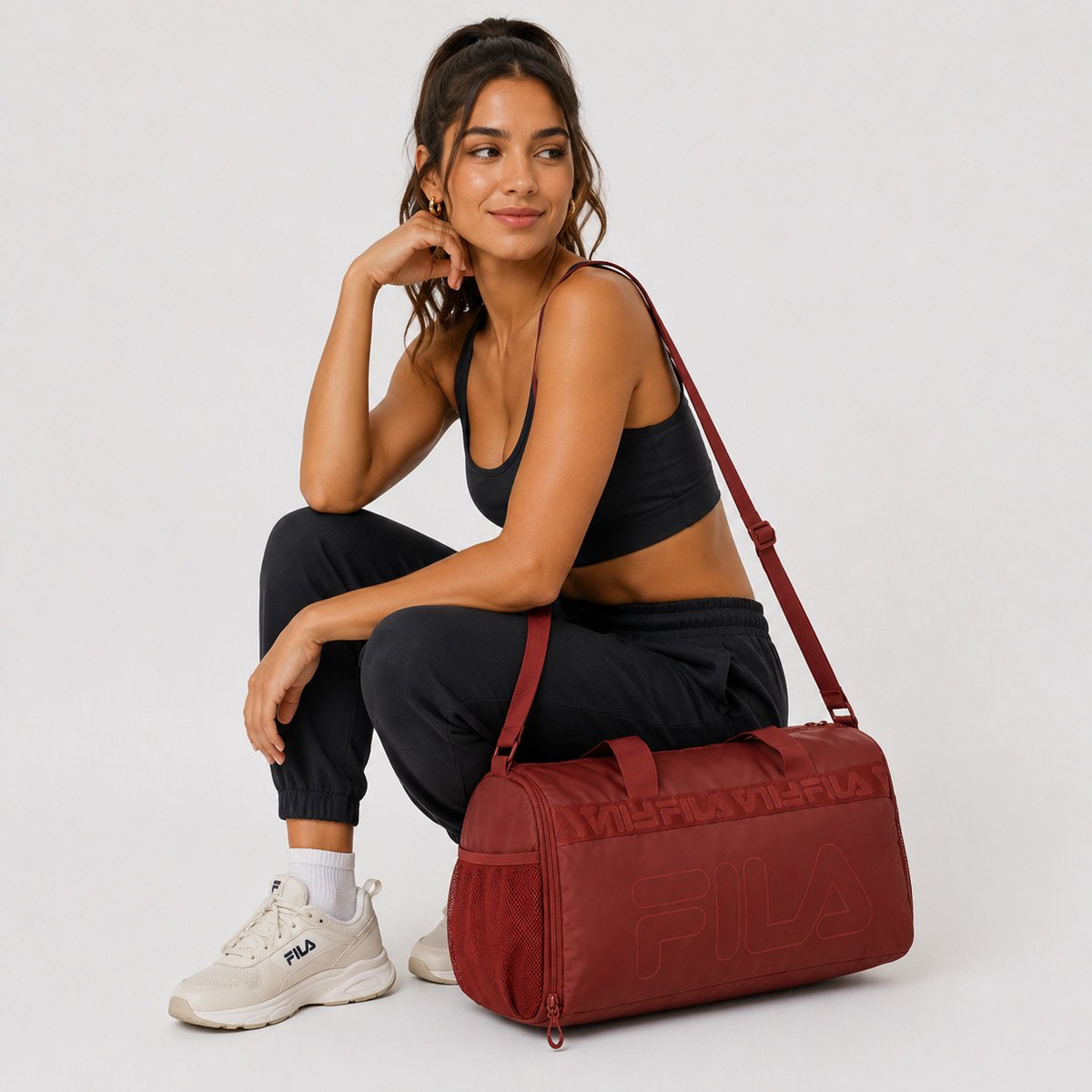 Bolsa Unisex Fila Sport Life Outline Vermelha Vermelho 5