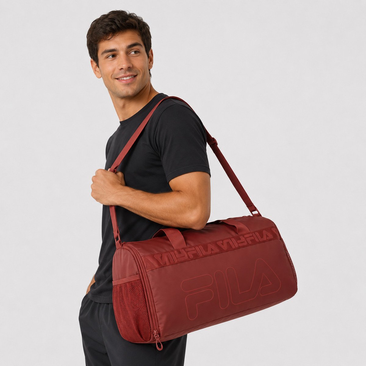 Bolsa Unisex Fila Sport Life Outline Vermelha Vermelho 7