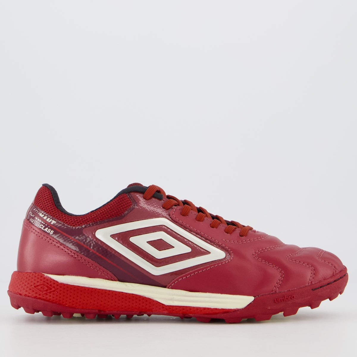 Chuteira Umbro Adamant Master Class Pro Bump Society Vermelha