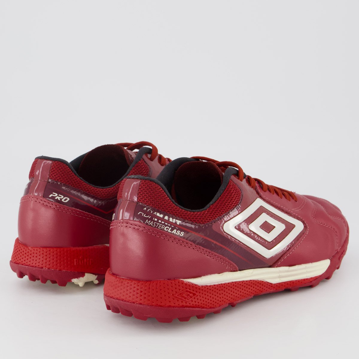 Chuteira Umbro Adamant Master Class Pro Bump Society Vermelha Vermelho 3