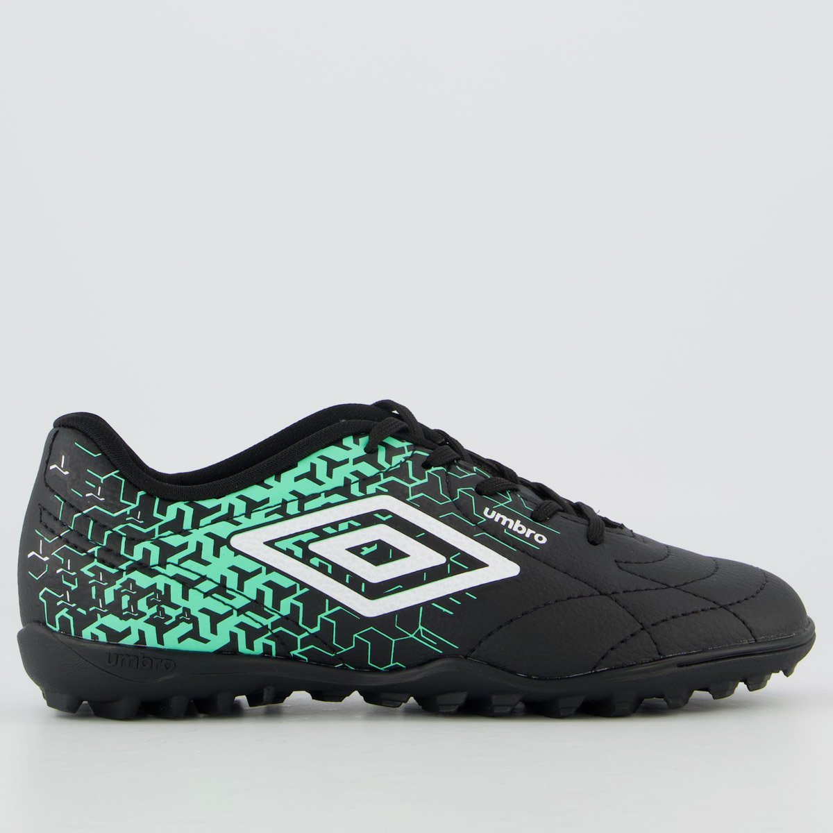 Chuteira Umbro Class Neo Society Juvenil Preta e Branca