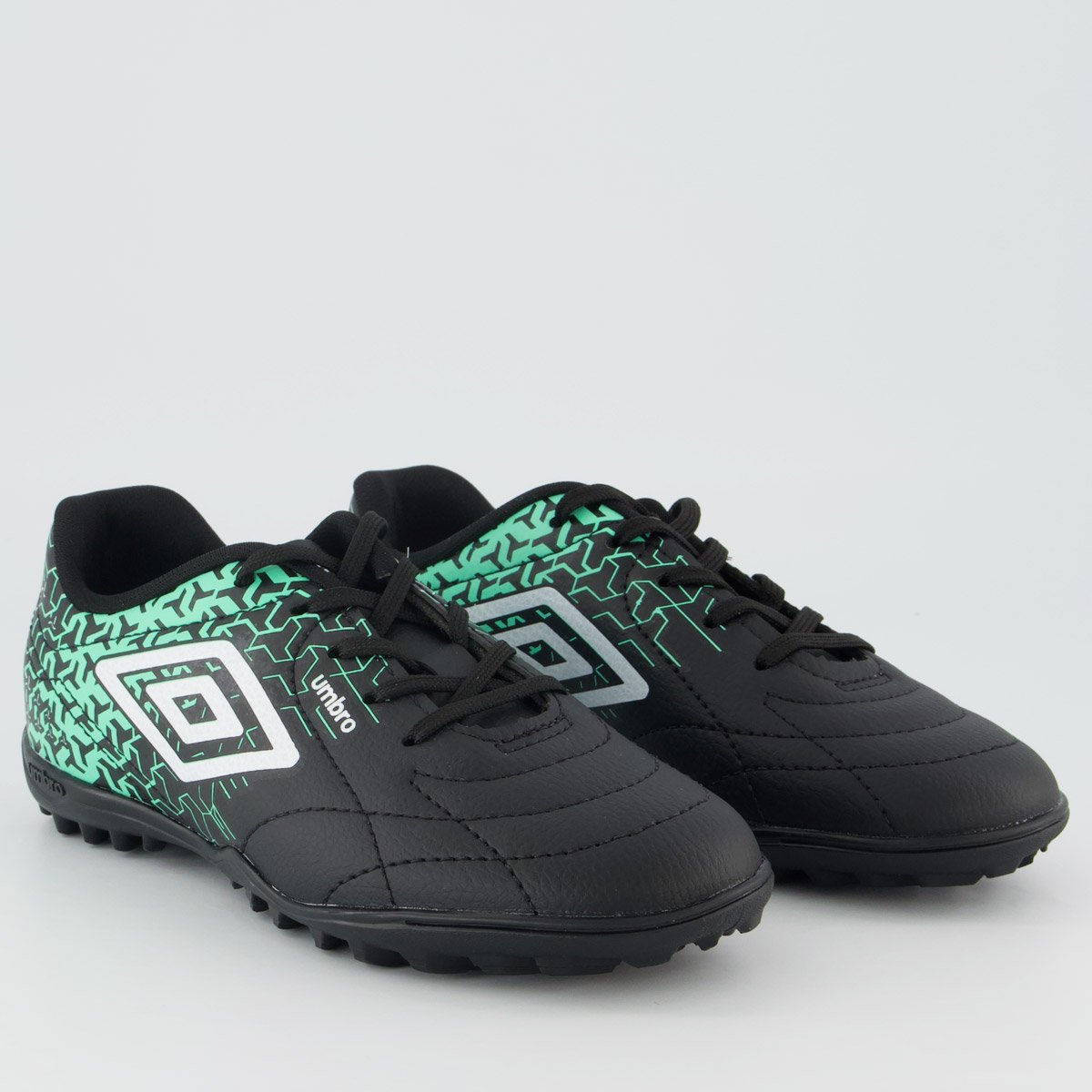 Chuteira Umbro Class Neo Society Juvenil Preta e Branca Preto/Branco 2