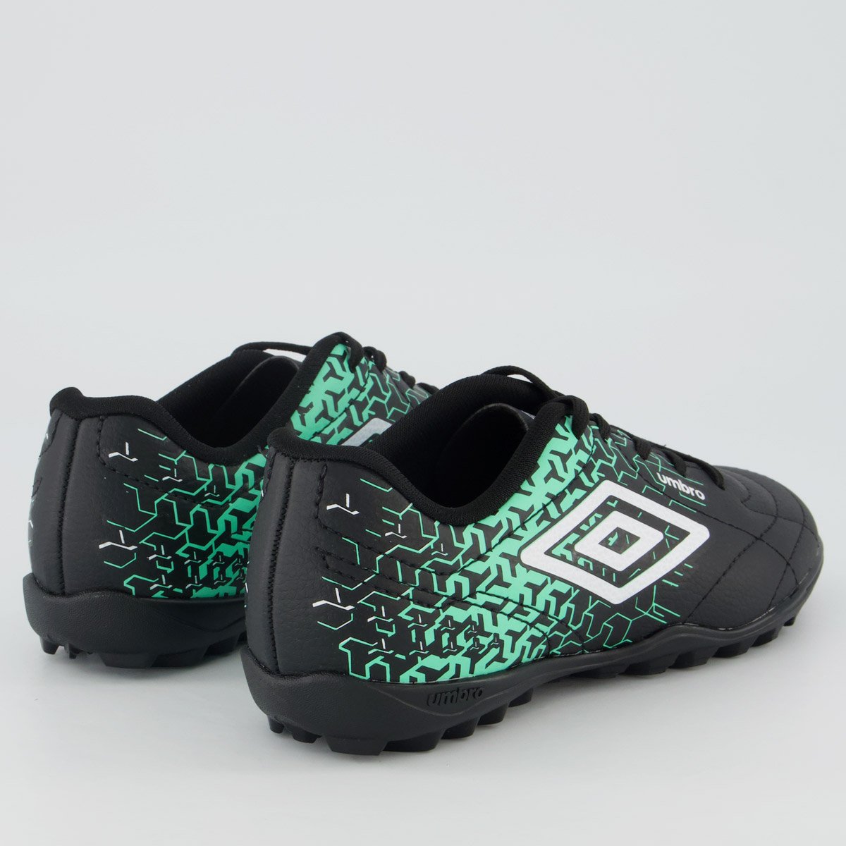 Chuteira Umbro Class Neo Society Juvenil Preta e Branca Preto/Branco 3