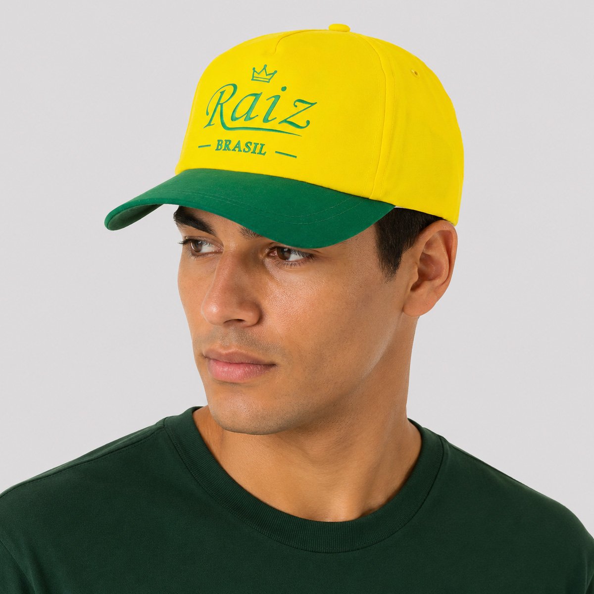 Boné Dras Sports Brasil Raiz Amarelo e Verde Amarelo/Verde 5