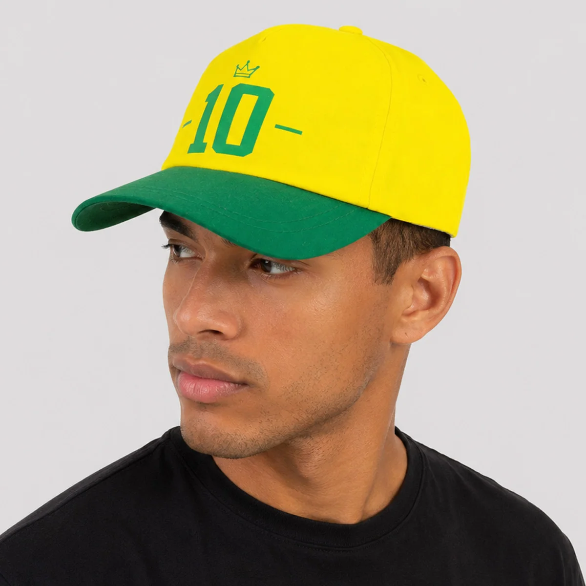 Boné Dras Sports Brasil 10 Amarelo e Verde Amarelo/Verde 5