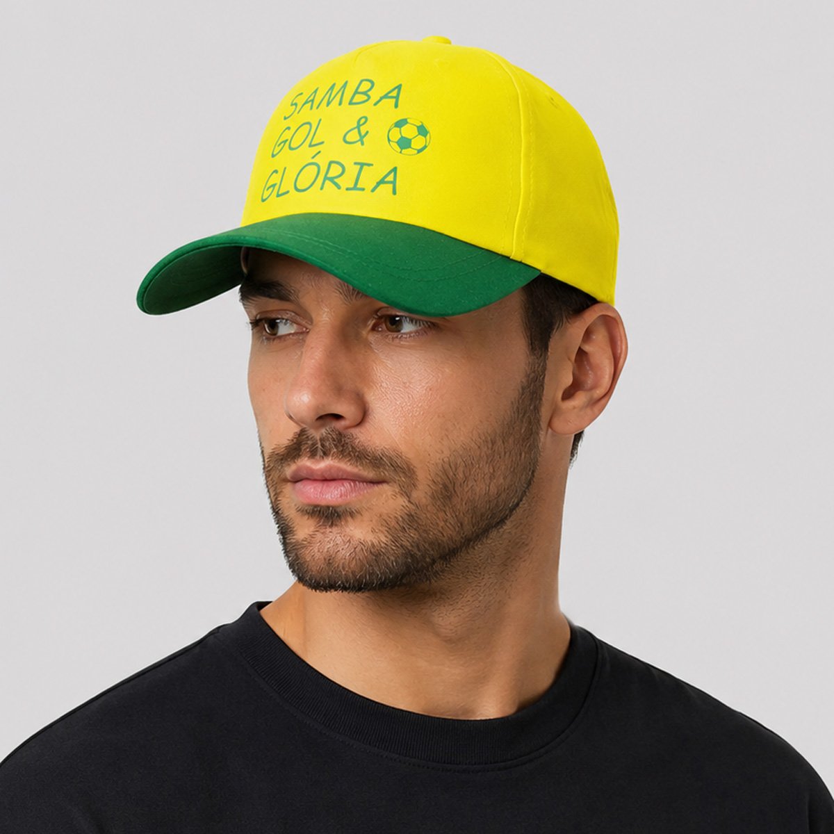 Boné Dras Sports Brasil Samba Amarelo e Verde Amarelo/Verde 5