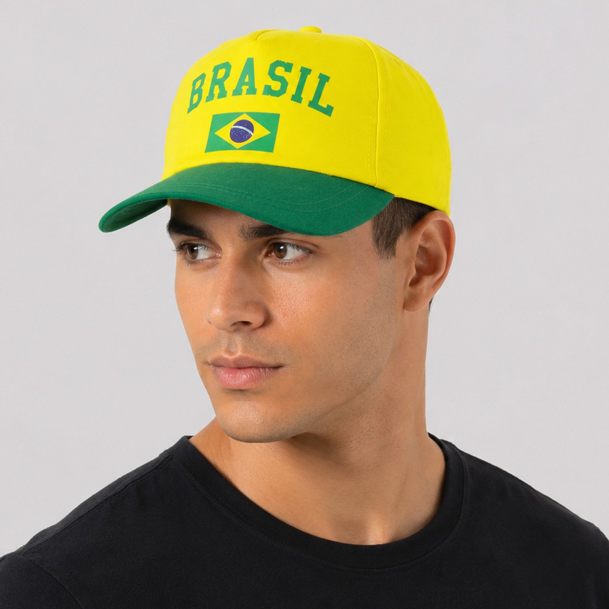 Boné Dras Sports Brasil Amarelo e Verde Amarelo/Verde 5