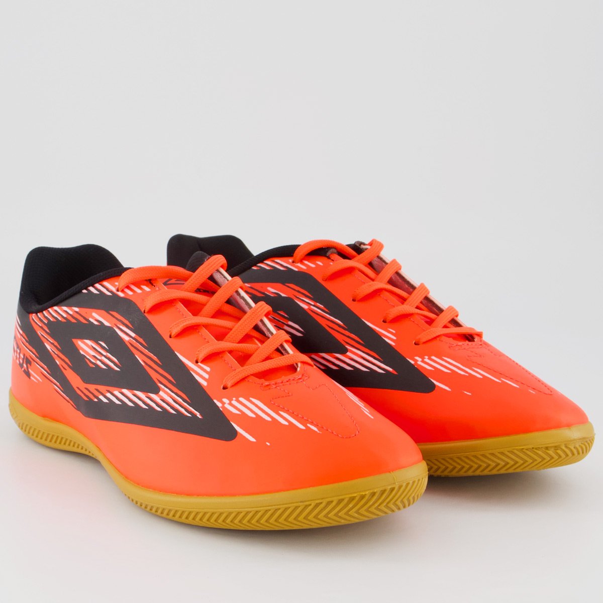 Chuteira Umbro Invictus Futsal Laranja e Preta Laranja/Preto 2