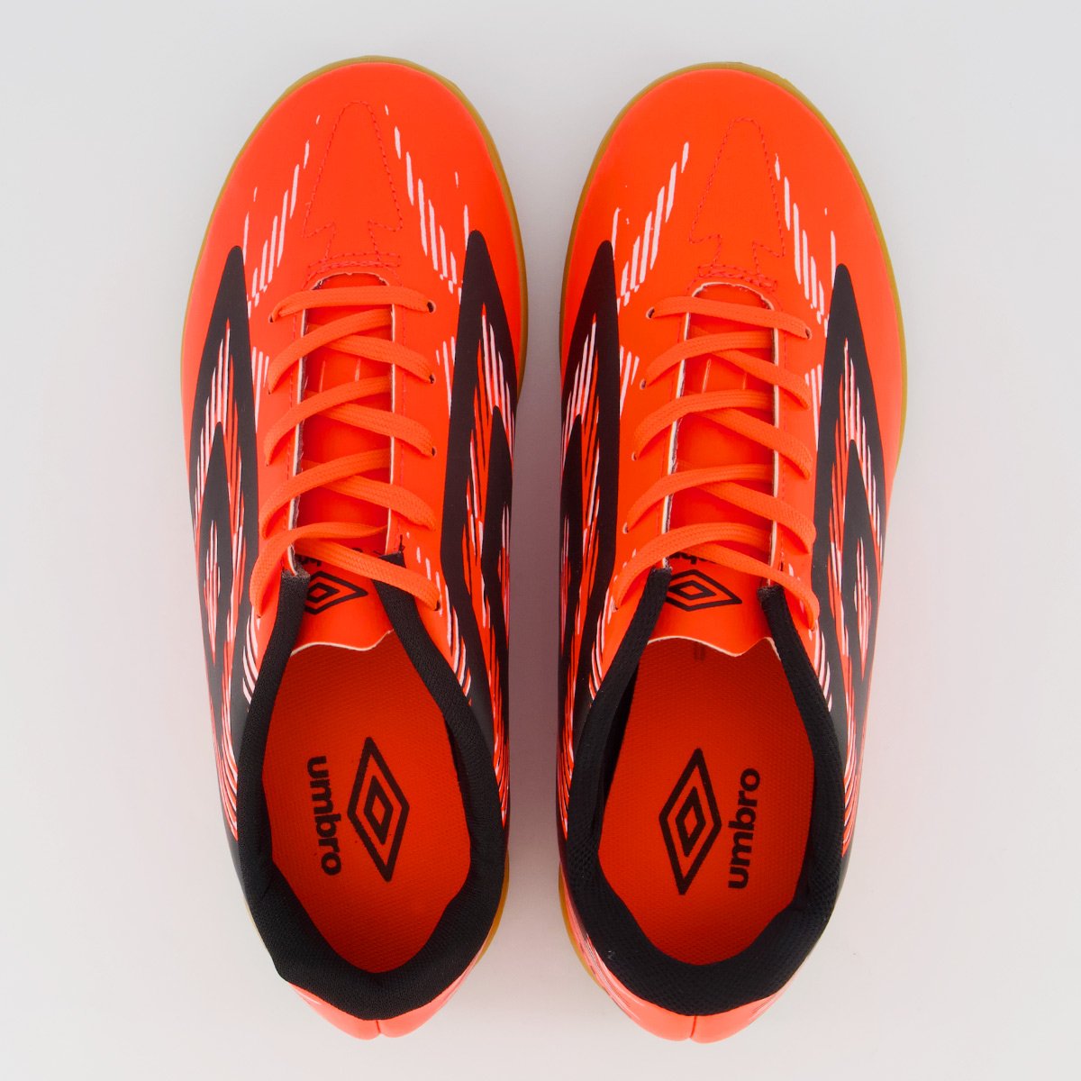 Chuteira Umbro Invictus Futsal Laranja e Preta Laranja/Preto 4
