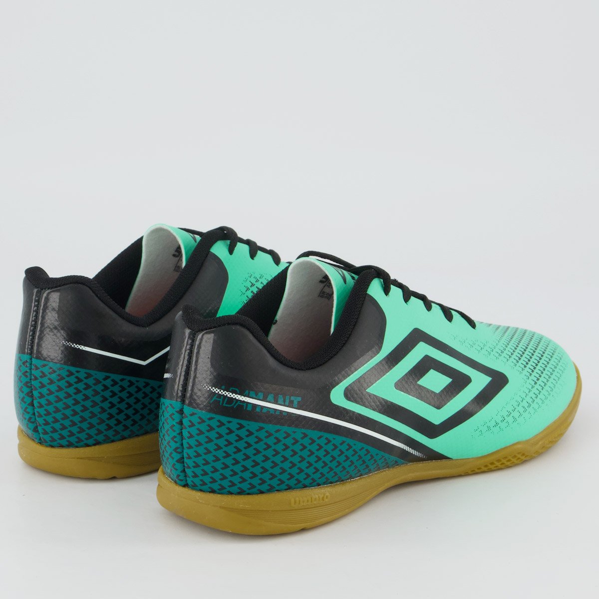Chuteira Umbro Adamant Top Speed Futsal Juvenil Verde e Preta Verde/Preto 3