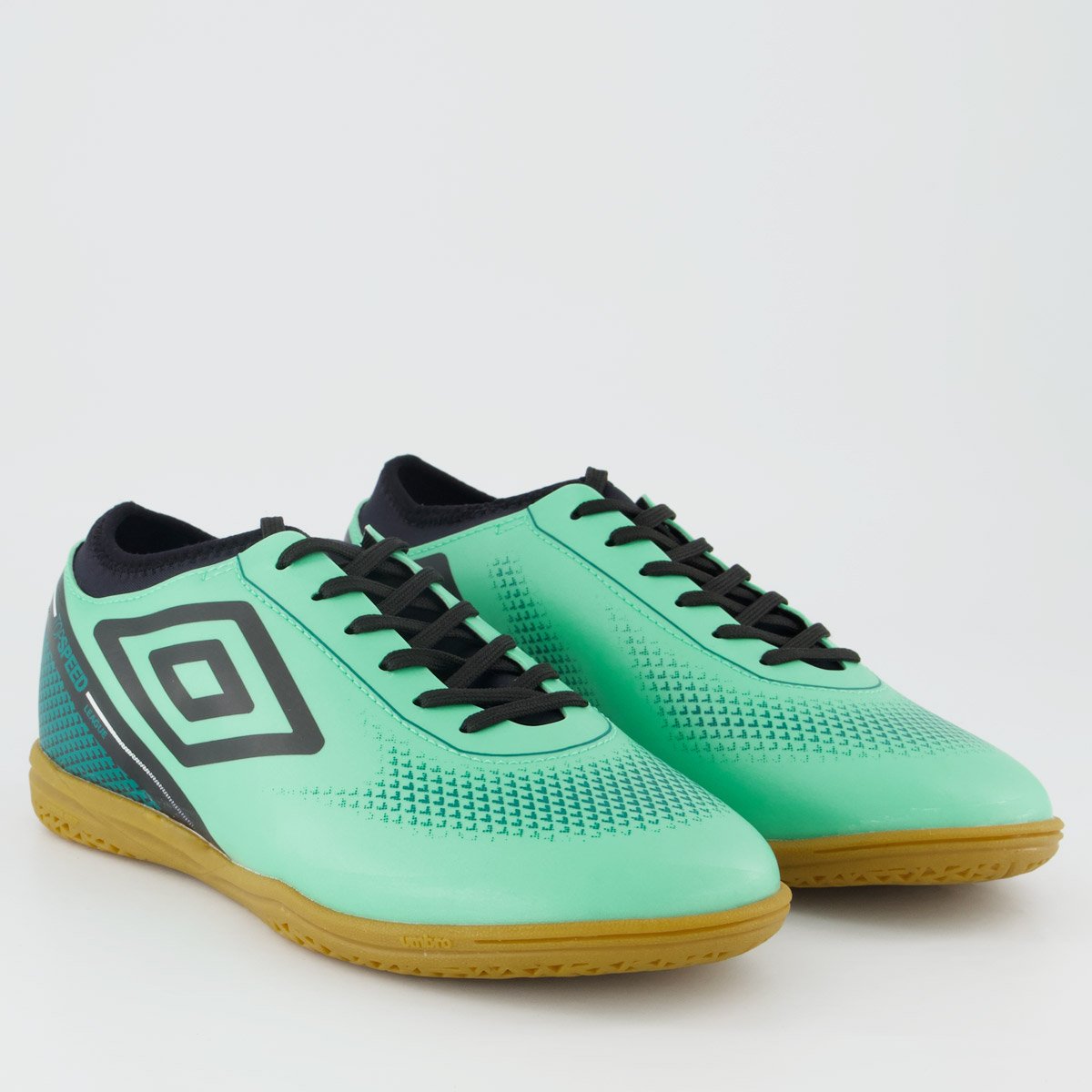 Chuteira Umbro Top Speed League Futsal Verde e Preta Verde/Preto 2