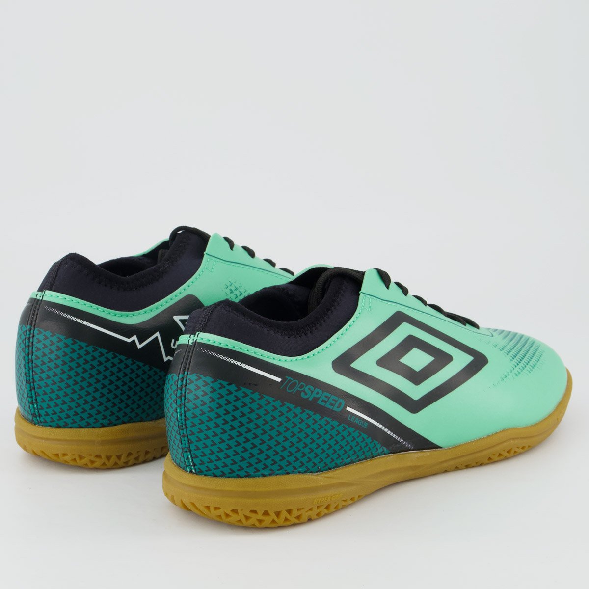 Chuteira Umbro Top Speed League Futsal Verde e Preta Verde/Preto 3