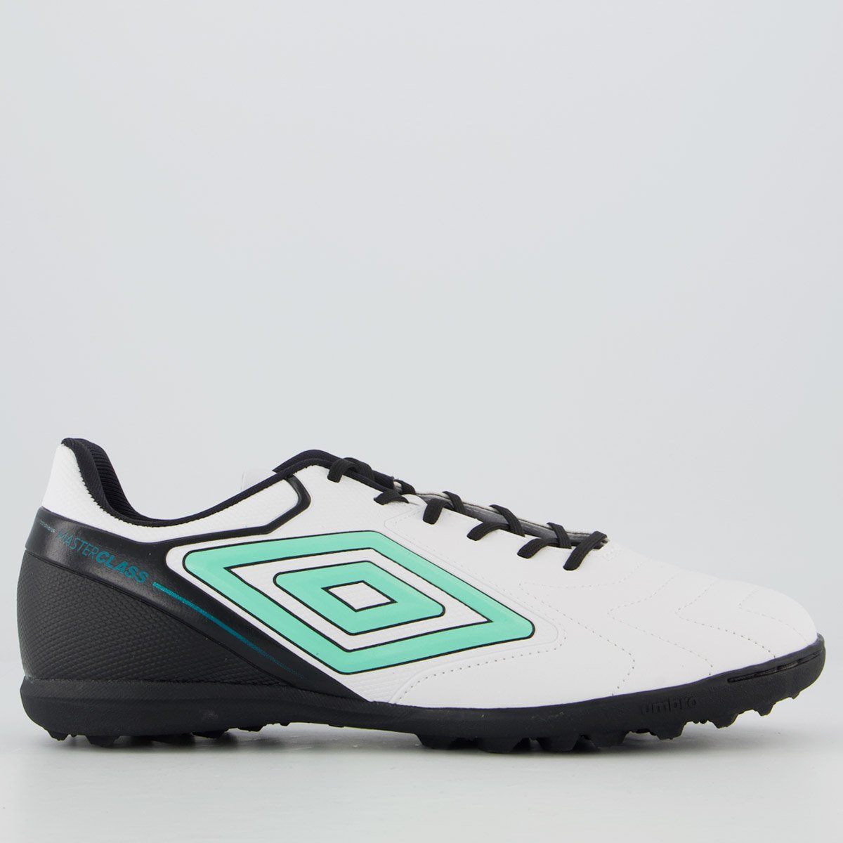 Chuteira Umbro Master Class Club Society Branca e Verde