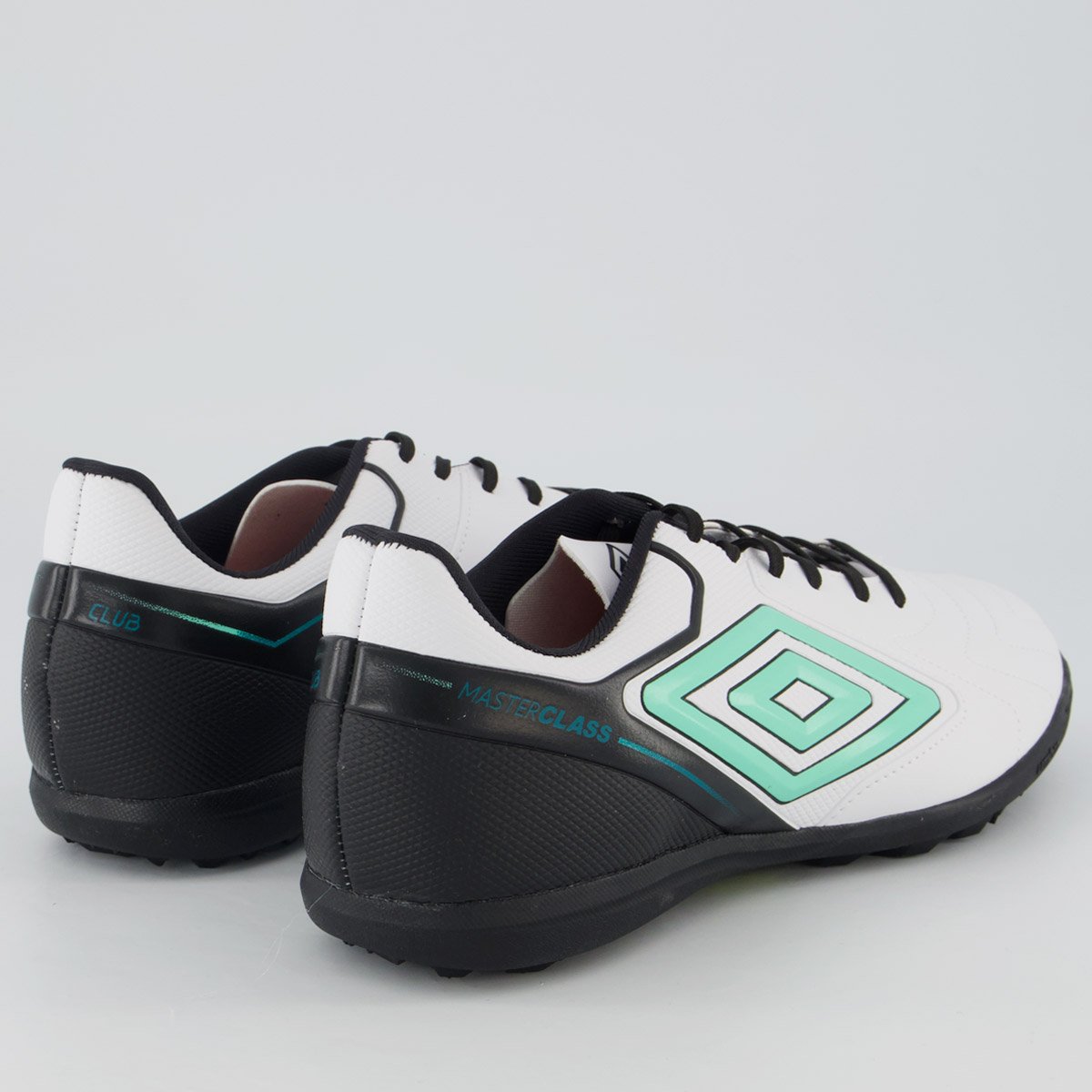 Chuteira Umbro Master Class Club Society Branca e Verde Branco/Verde 3