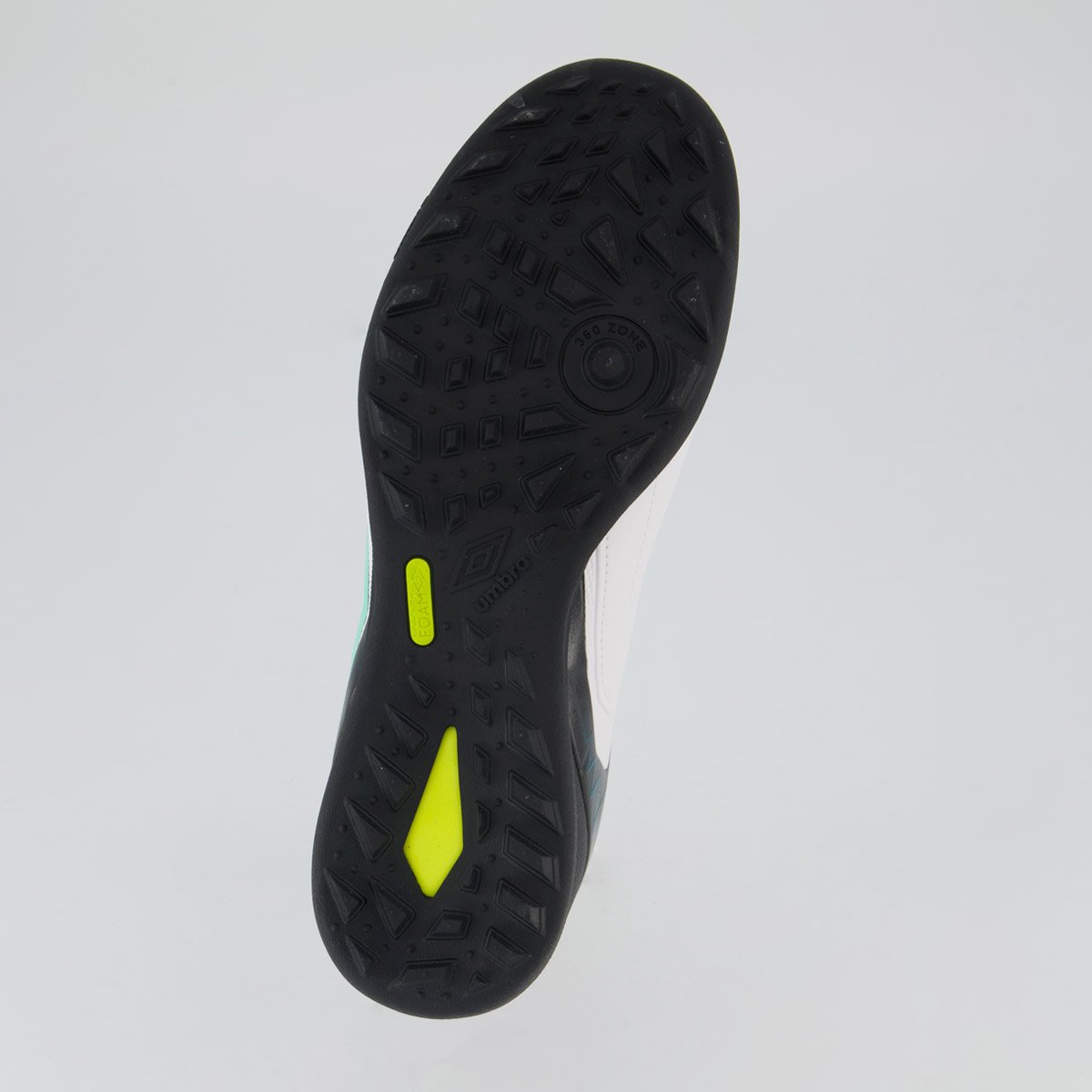 Chuteira Umbro Master Class Club Society Branca e Verde Branco/Verde 5
