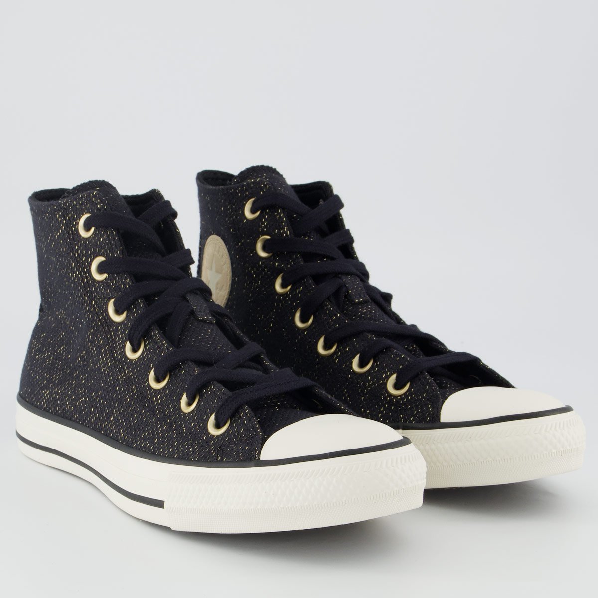 Tênis Converse All Star CK Relevo Feminino Cano Alto Preto Preto 2