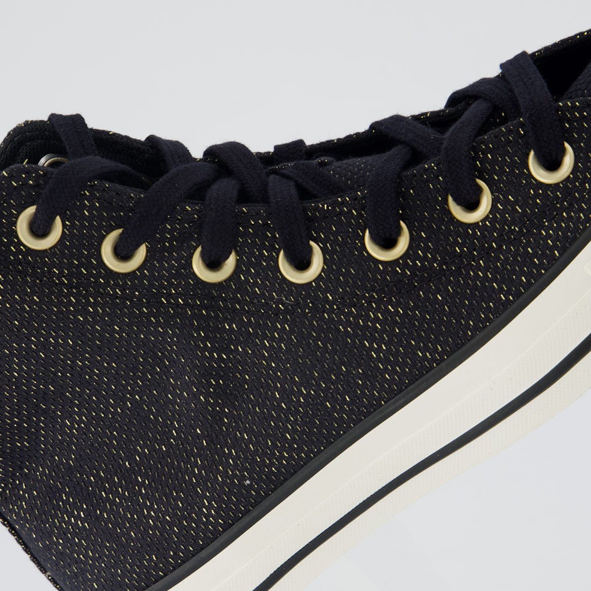 Tênis Converse All Star CK Relevo Feminino Cano Alto Preto Preto 7