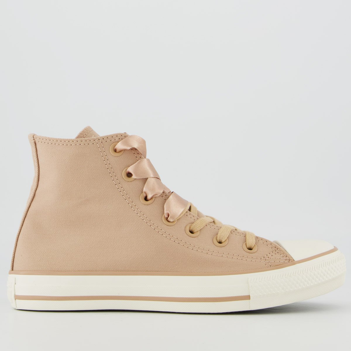 Tênis Converse All Star CK Feminino Cano Alto Bege