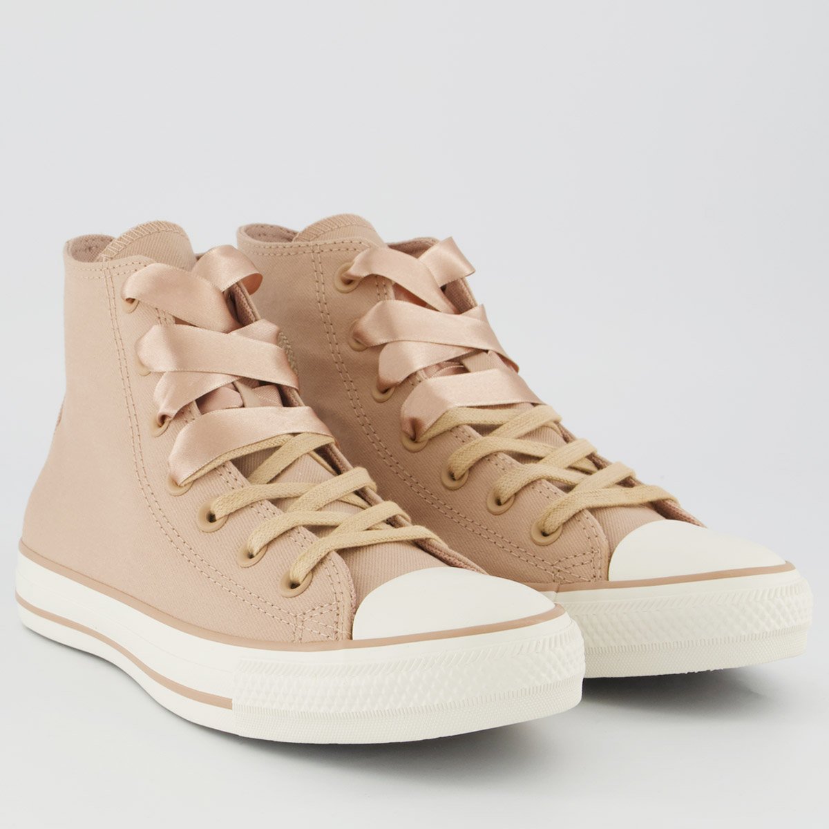 Tênis Converse All Star CK Feminino Cano Alto Bege Bege 2