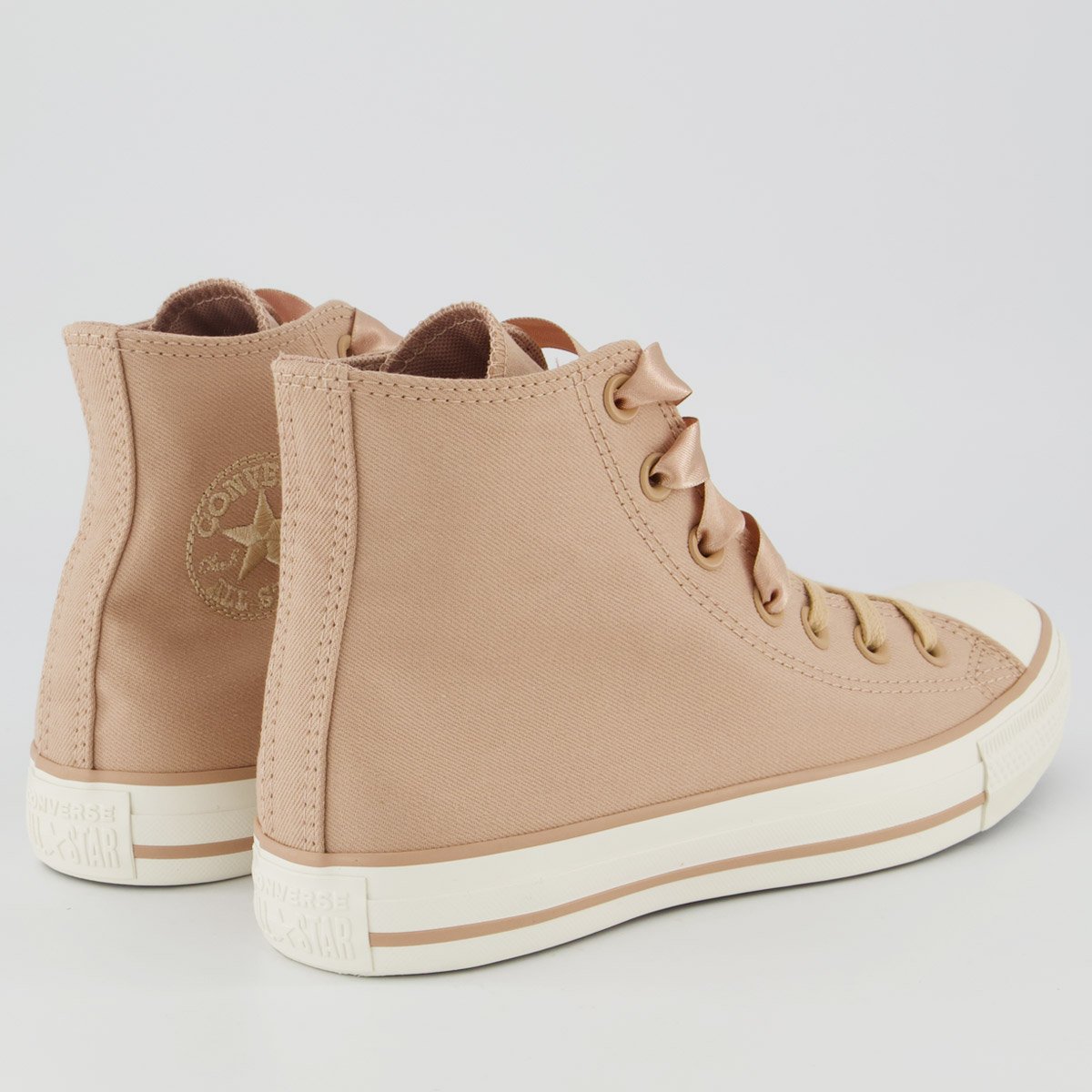 Tênis Converse All Star CK Feminino Cano Alto Bege Bege 3