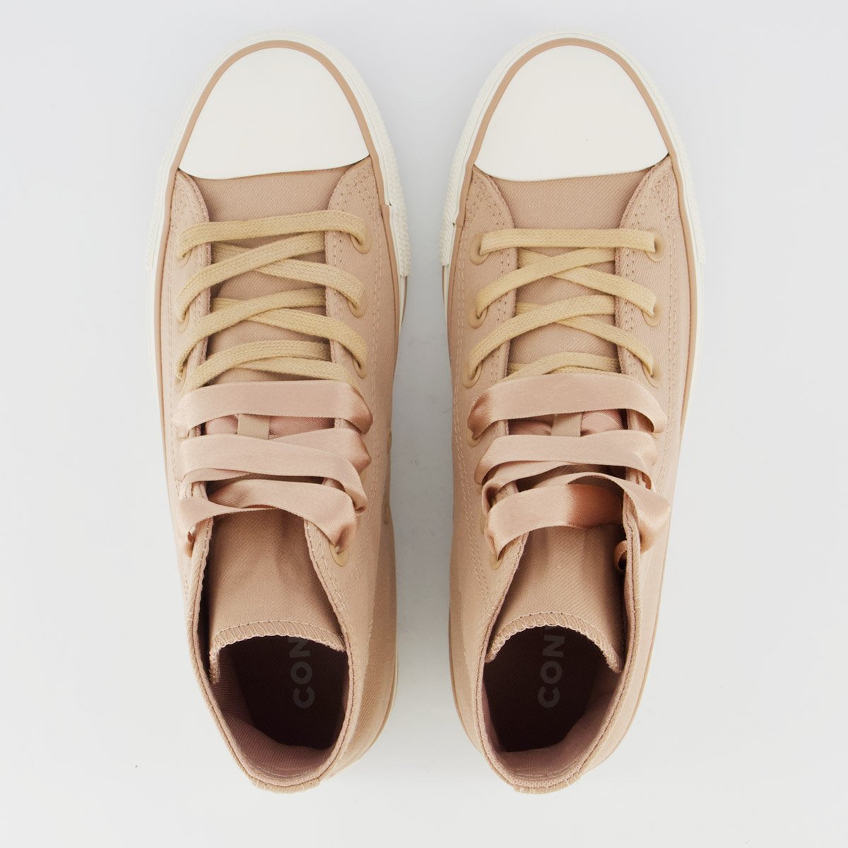Tênis Converse All Star CK Feminino Cano Alto Bege Bege 4