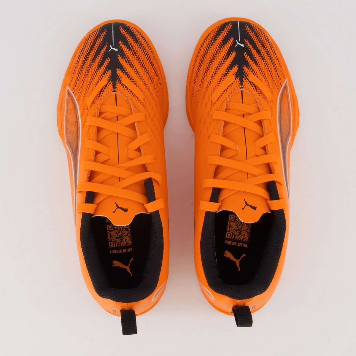 Chuteira Puma Ultra 6 Play IT Futsal Juvenil Laranja Laranja 4