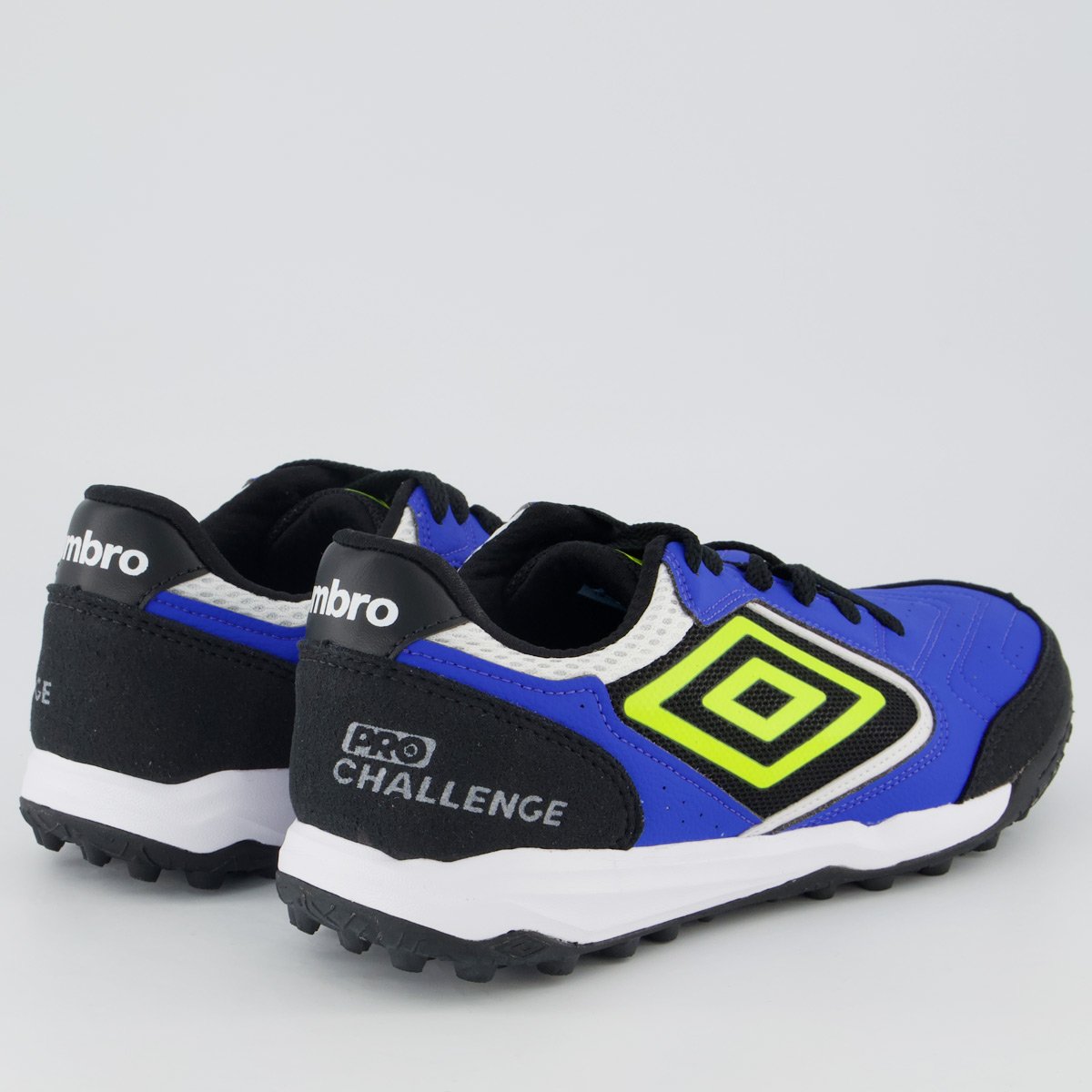 Chuteira Umbro Pro Challenge Uptake Society Azul e Preta Azul/Preto 3