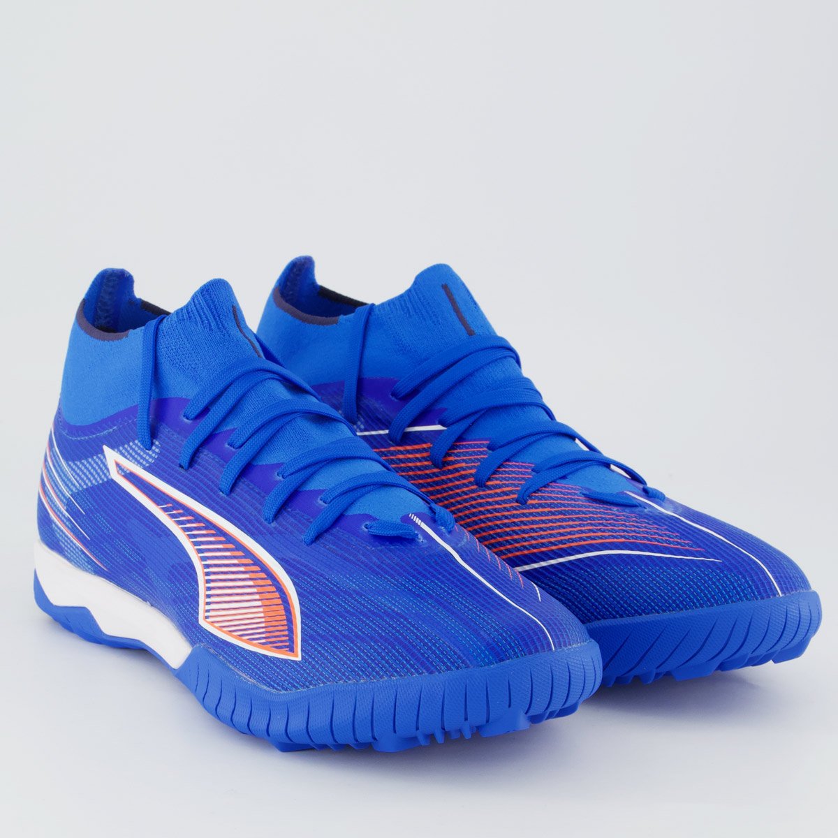 Chuteira Puma Ultra 6 Match  TT Society Azul Azul 2