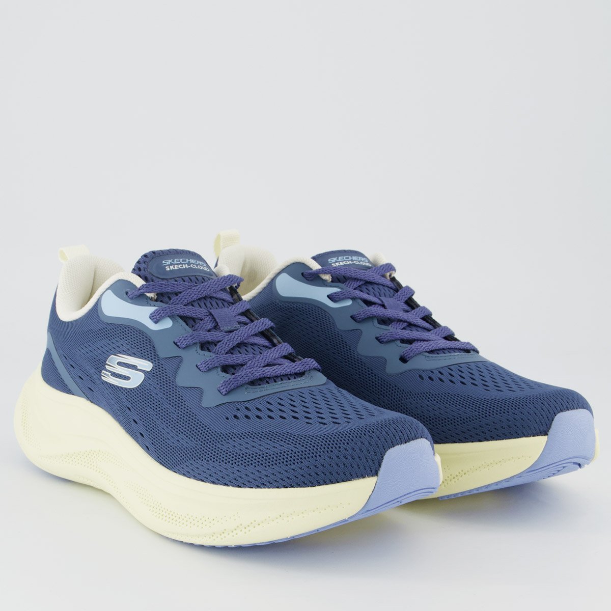 Tênis Skechers Skech Cloud Feminino Azul Azul 2