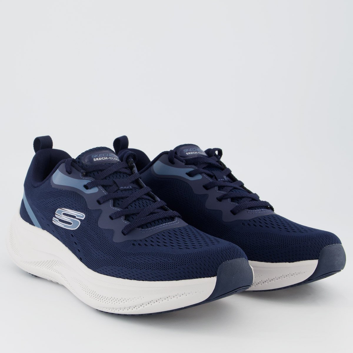 Tênis Skechers Skech Cloud Azul e Branco Azul 2